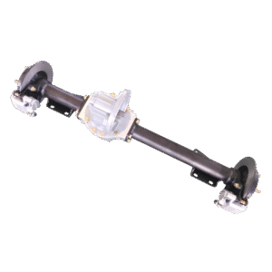 Tara rear end assembly with hydraulic disc brake, ratio: 12.49:1
