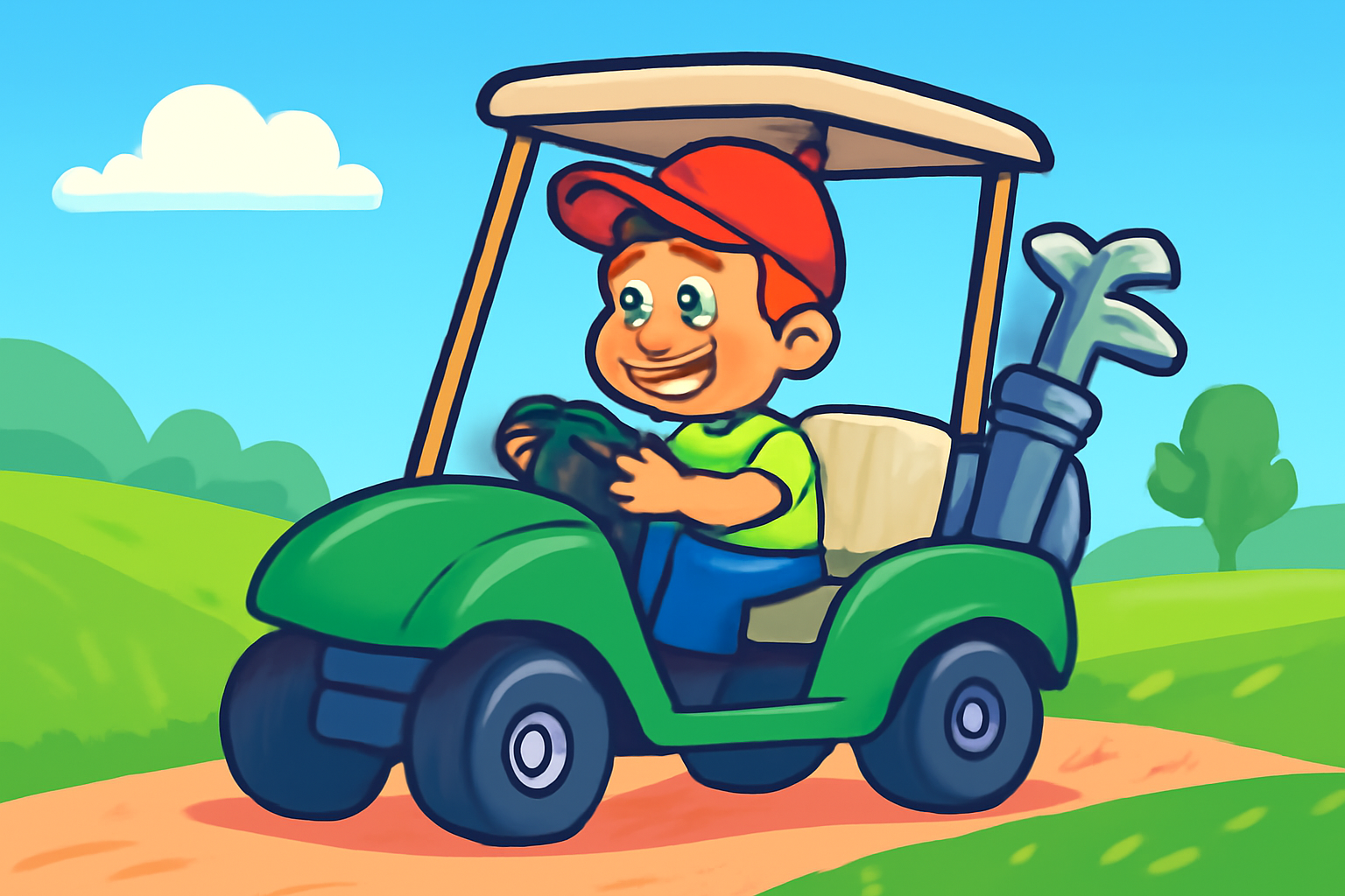 how fast can a golf cart go without a governor banner