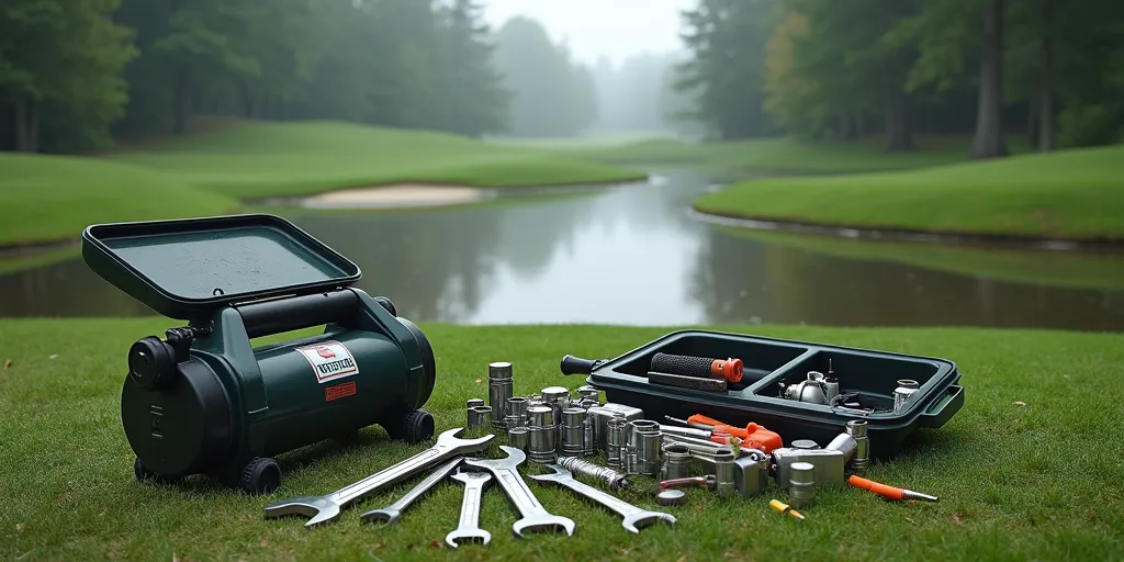 how to repair a flooded golf cart