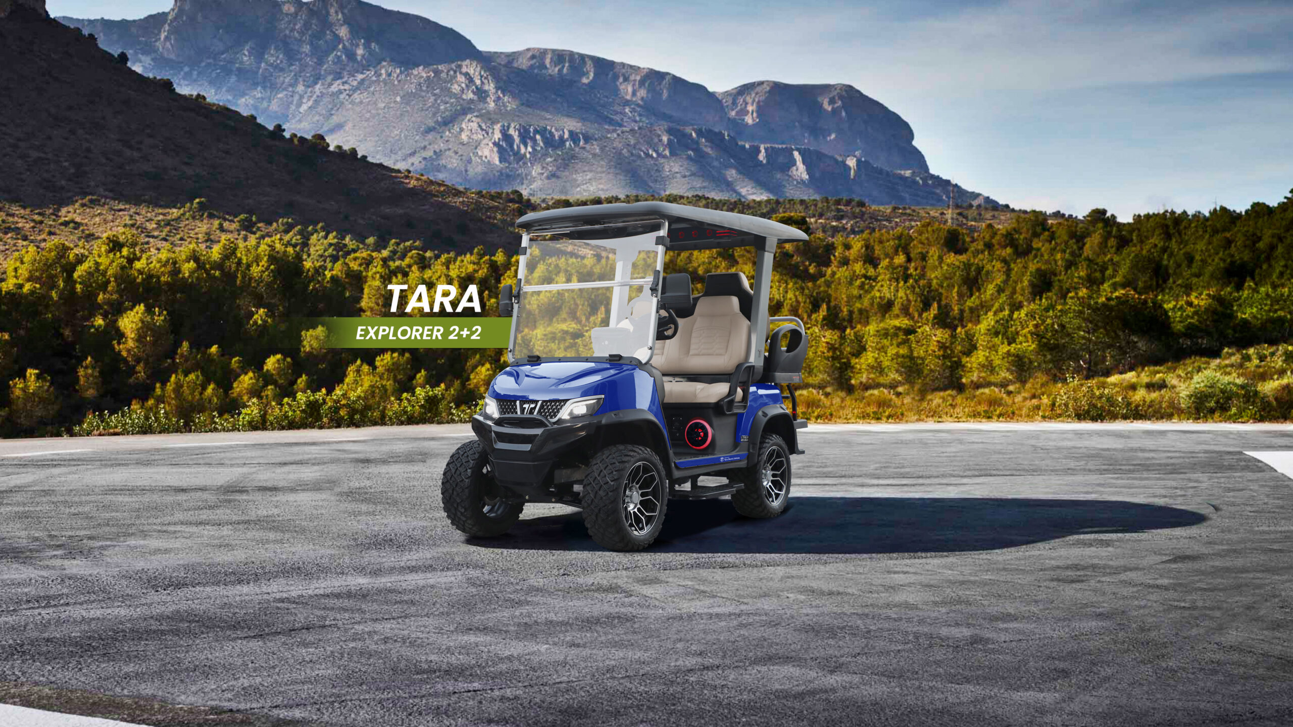 can electric golf cart climb hills banner