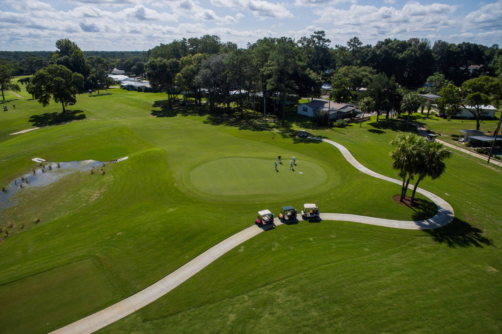 what is executive golf course