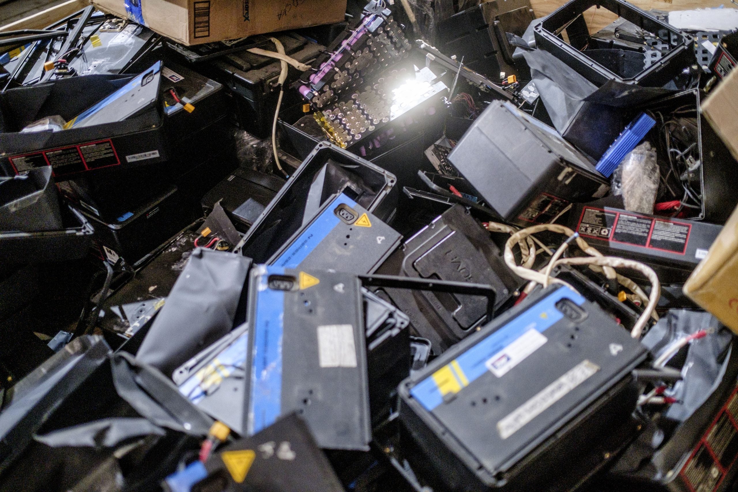 How do you dispose of old golf cart batteries