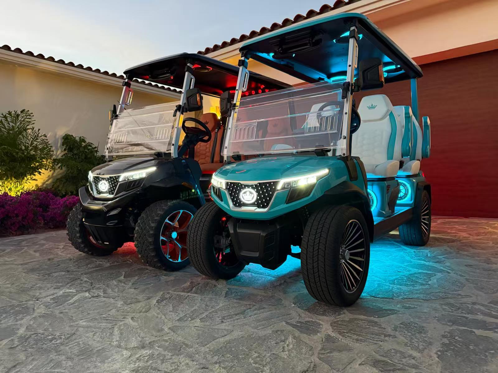 How do you install an led light bar on a golf cart