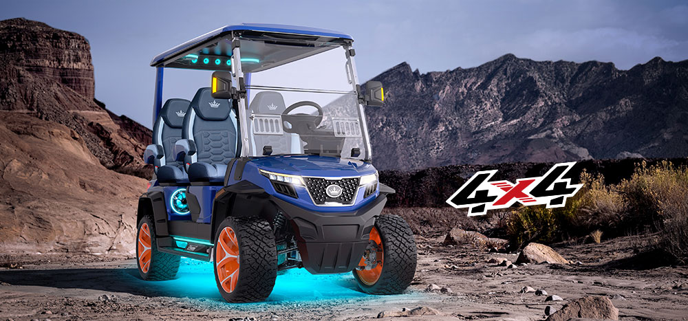 four wheel drive golf carts