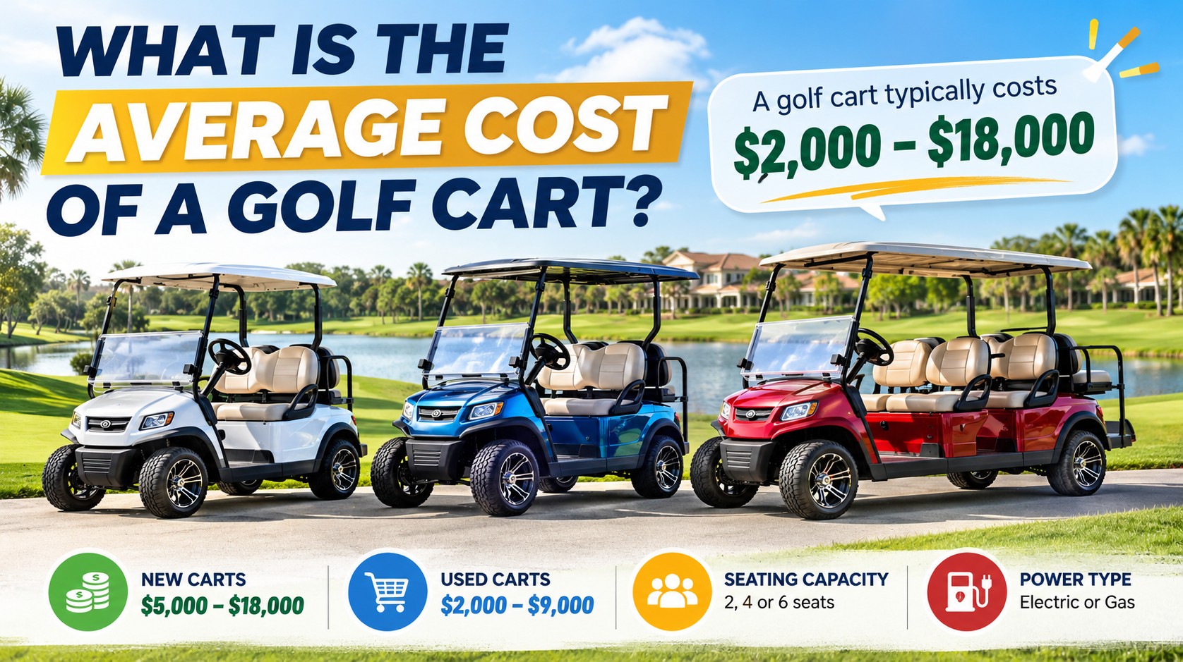 what is the average cost of a golf cart